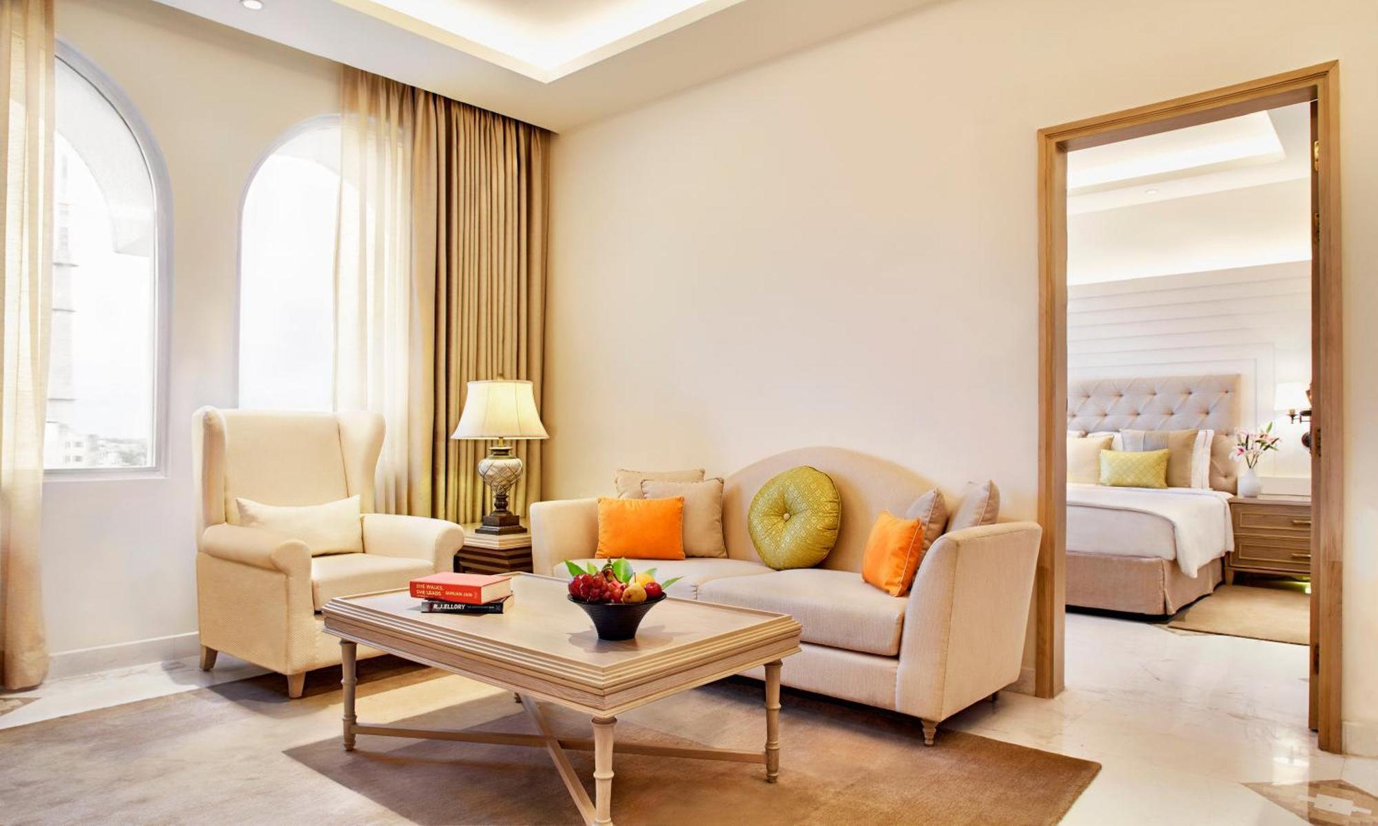 瓦拉纳西泰姬恒河酒店 外观 照片 A suite at the Taj Bengal